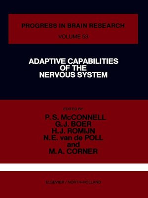 cover image of Adaptive Capabilities of the Nervous System